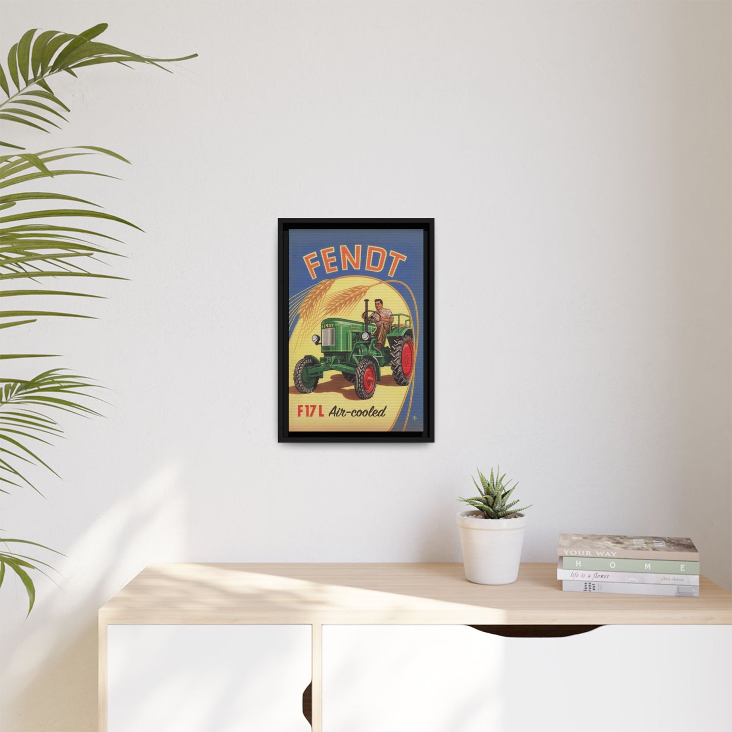Vintage Fendt 12HP Advertisement | Wall Art on Framed Canvas