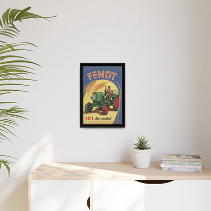 Vintage Fendt 12HP Advertisement | Wall Art on Framed Canvas