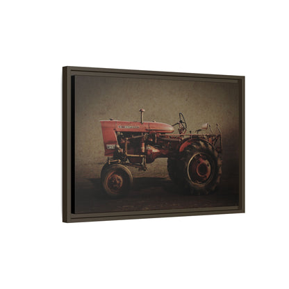 Vintage Farmall Model 140 Tractor | Framed Wall Art on Stretched Canvas