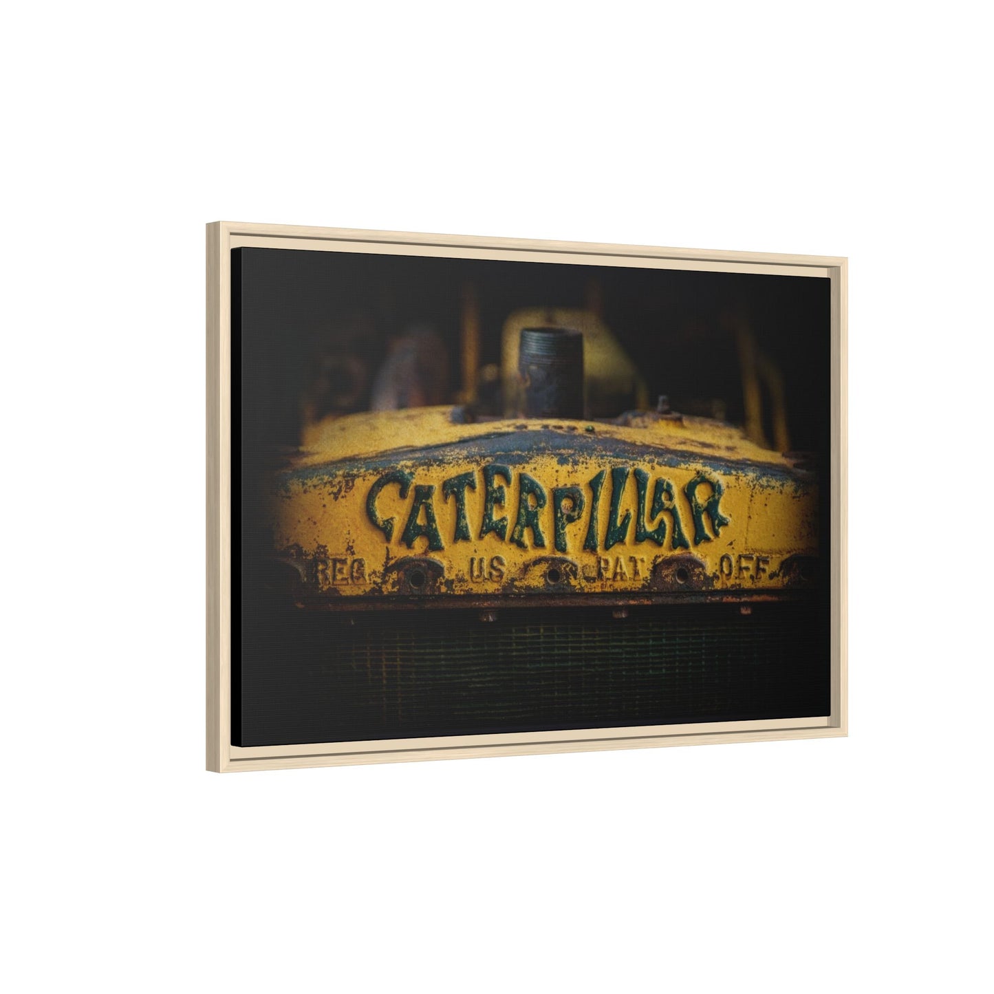 Vintage  Crawler Grill | Framed Wall Art on Stretched Canvas