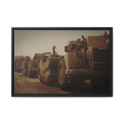 Classic Scraper Lineup | Framed Wall Art on Stretched Canvas