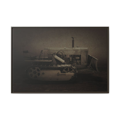 Vintage John Deere MC | Framed Wall Art on Stretched Canvas