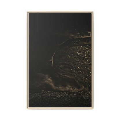 Epic Dozer Track Triptych Left | Matte Canvas Print (Framed)