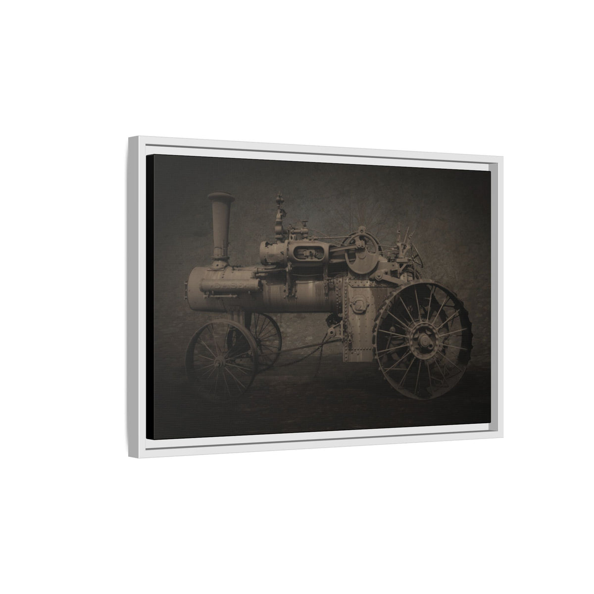 Vintage CASE 65 HP Tractor Photo Wall Art on Canvas