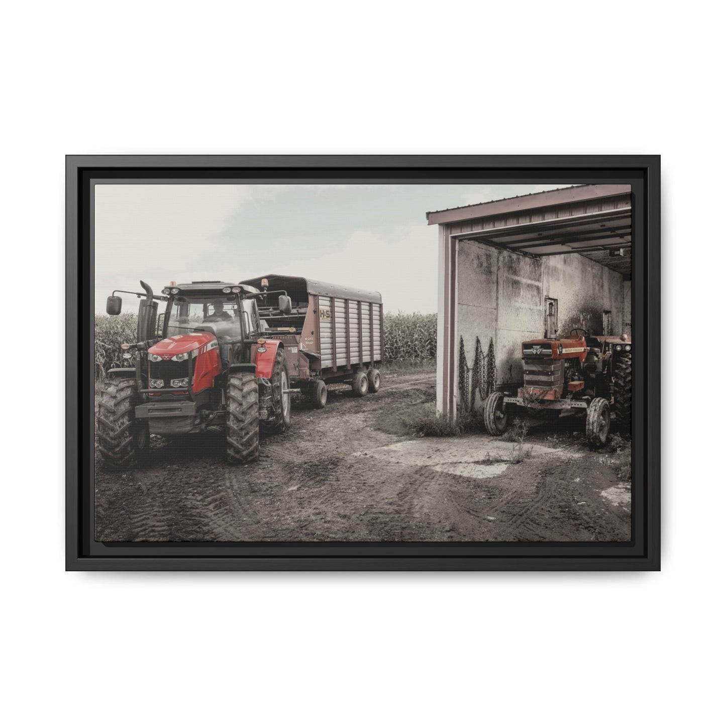 Massey Ferguson Legacy Photo Wall Art on Framed Canvas