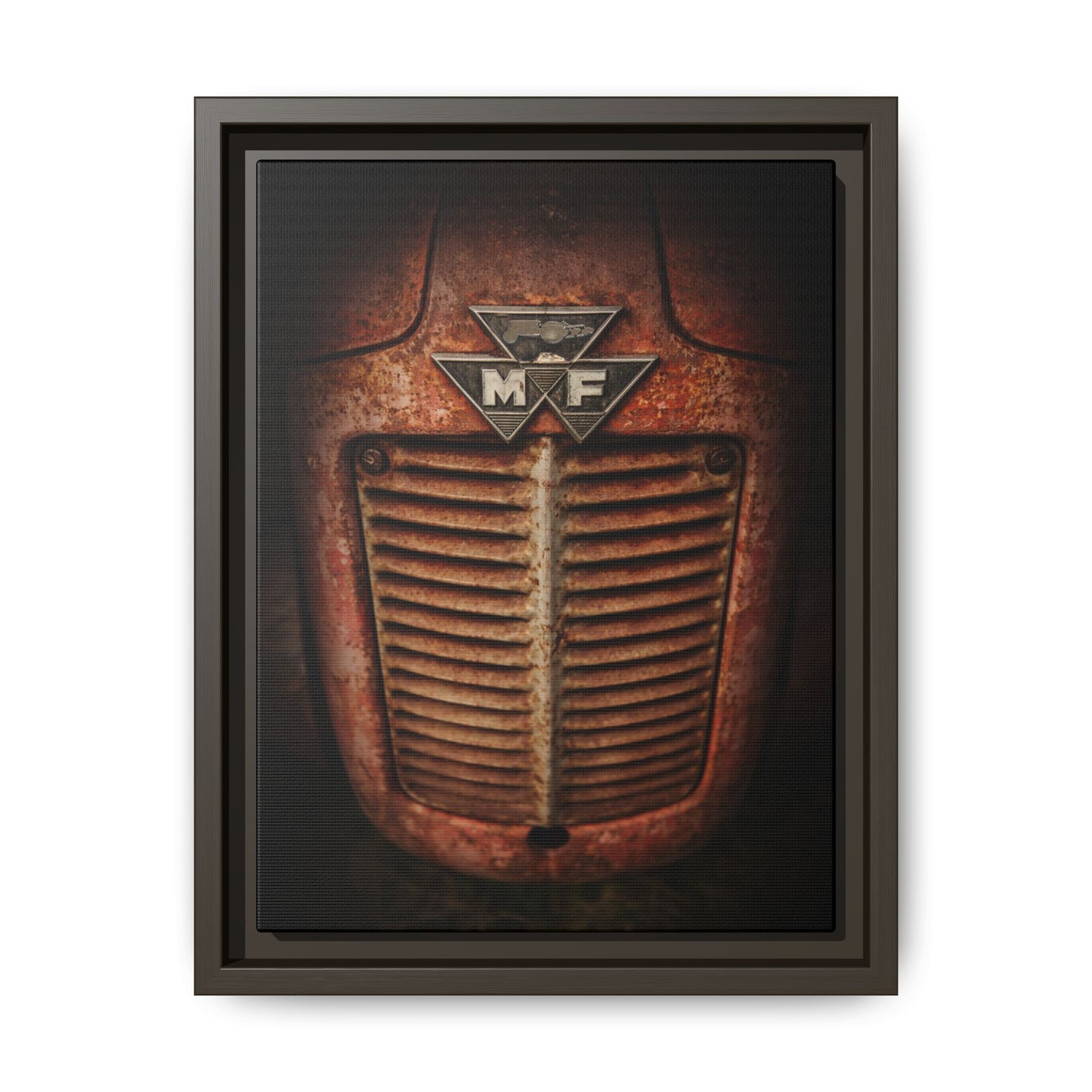 Vintage Rusty Massey Grill on Canvas