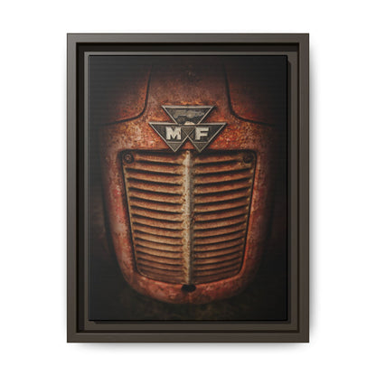 Vintage Rusty Massey Grill on Canvas