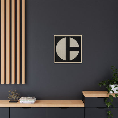 C Moon - CLEAN  | Framed Wall Art on Stretched Canvas