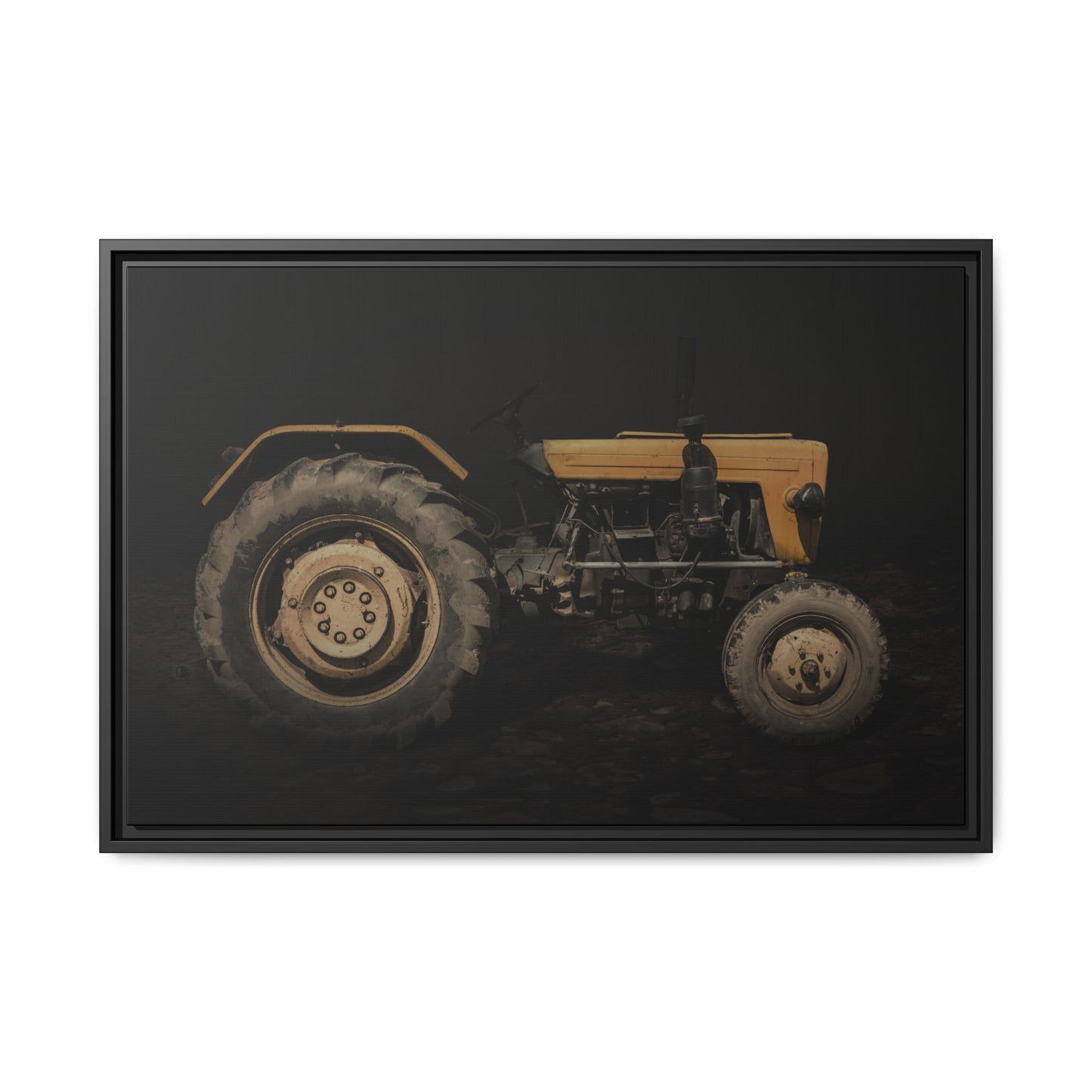 Vintage Usra Tractor Photo Wall Art on Canvas