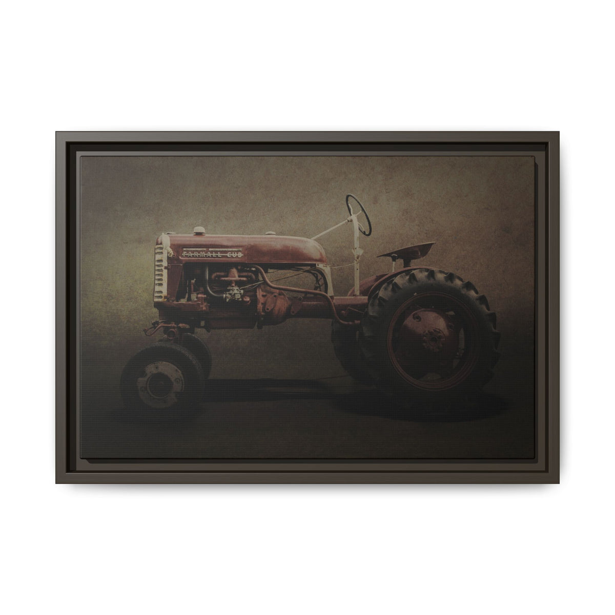 Vintage Farmall Cub Tractor | Framed Wall Art on Stretched Canvas