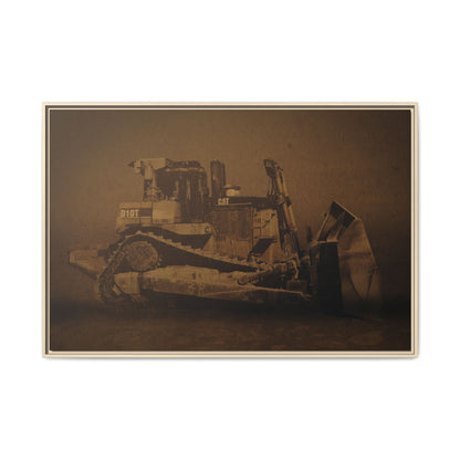 Classic Crawler D10T Photo Wall Art on Canvas