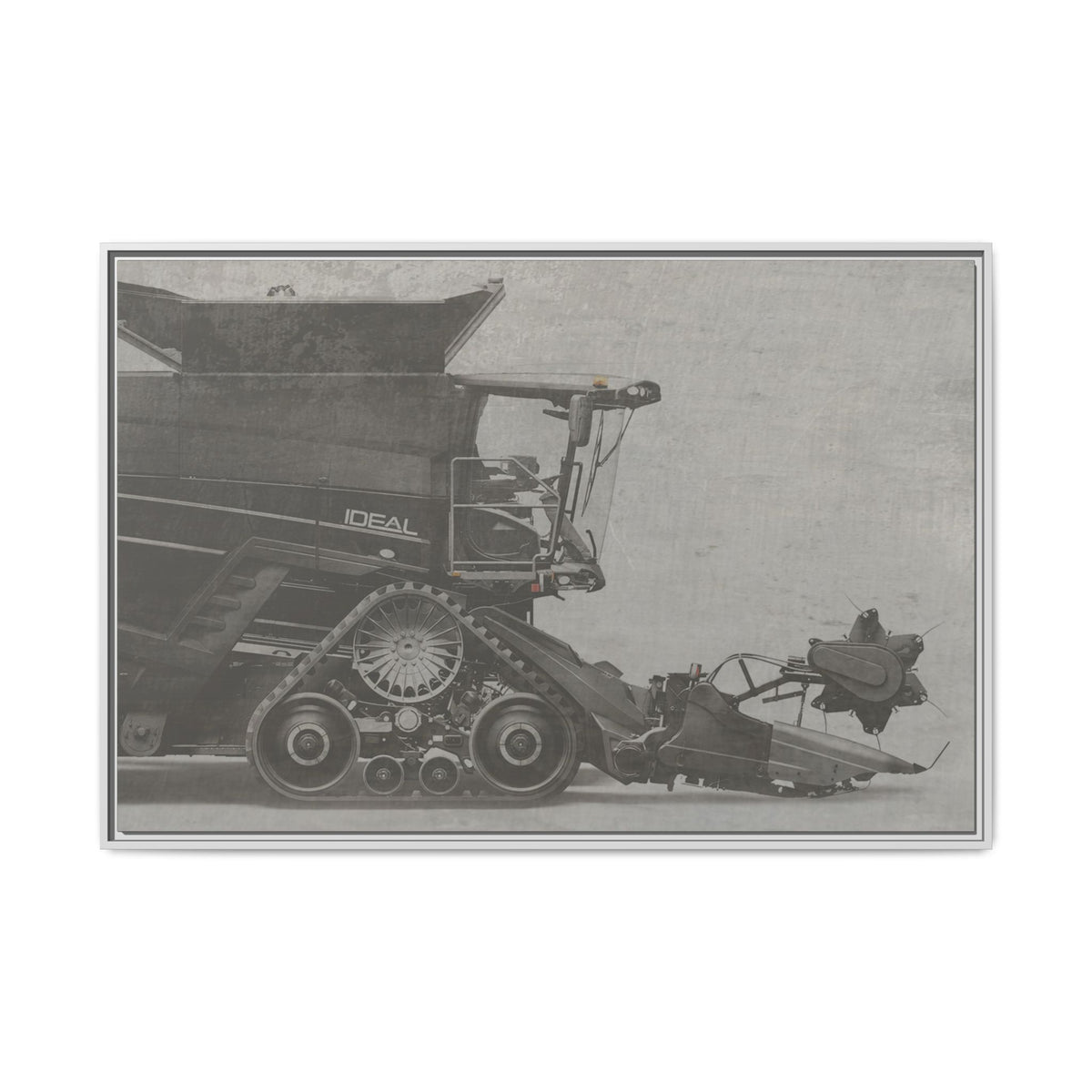 Fendt Ideal Side View | Framed Photo Wall Art on Canvas