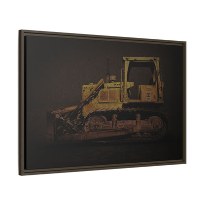 Classic D6D Dozer | Framed Wall Art on Stretched Canvas