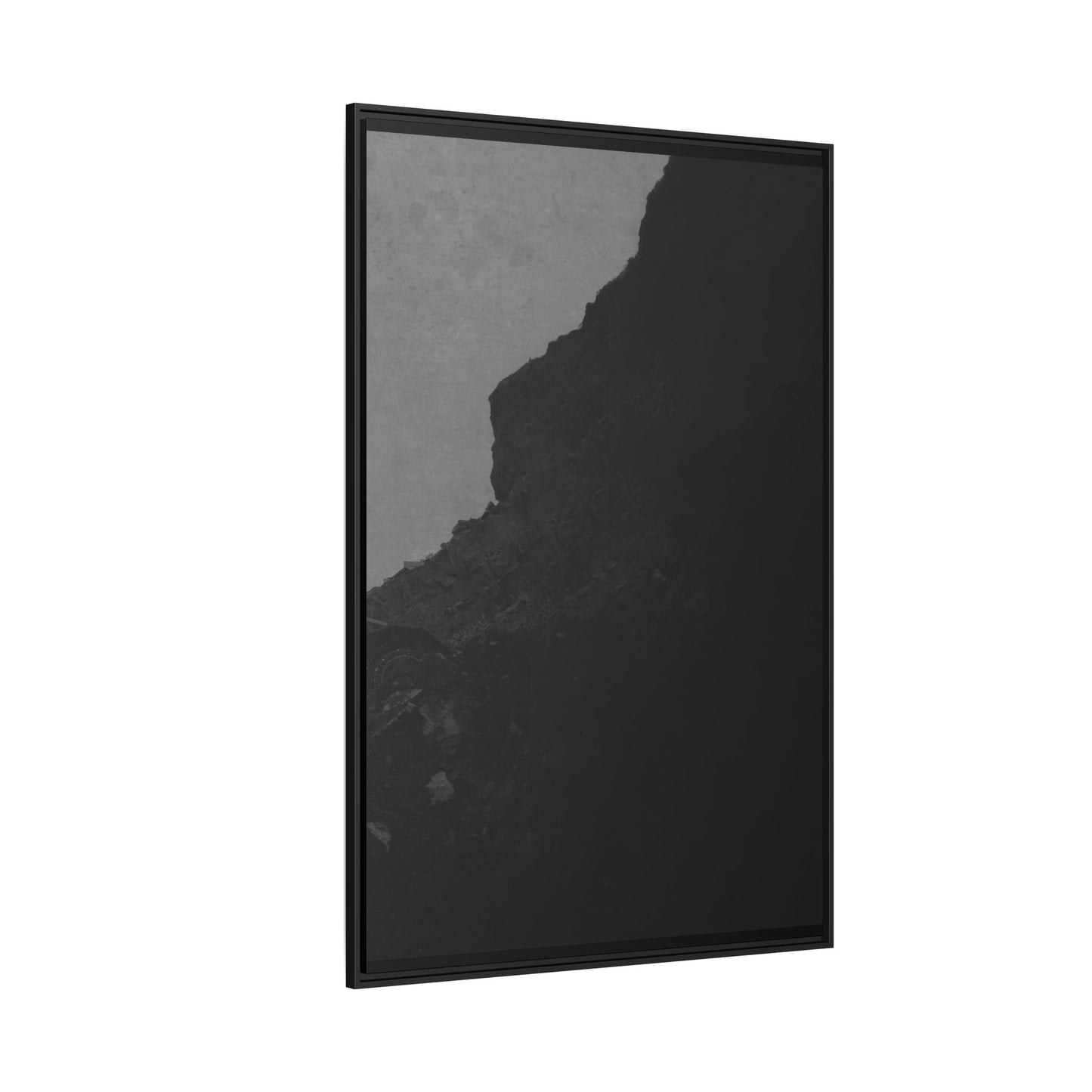 Copy of Excavator Triptych Right Jondo | Matte Canvas Print (Framed)