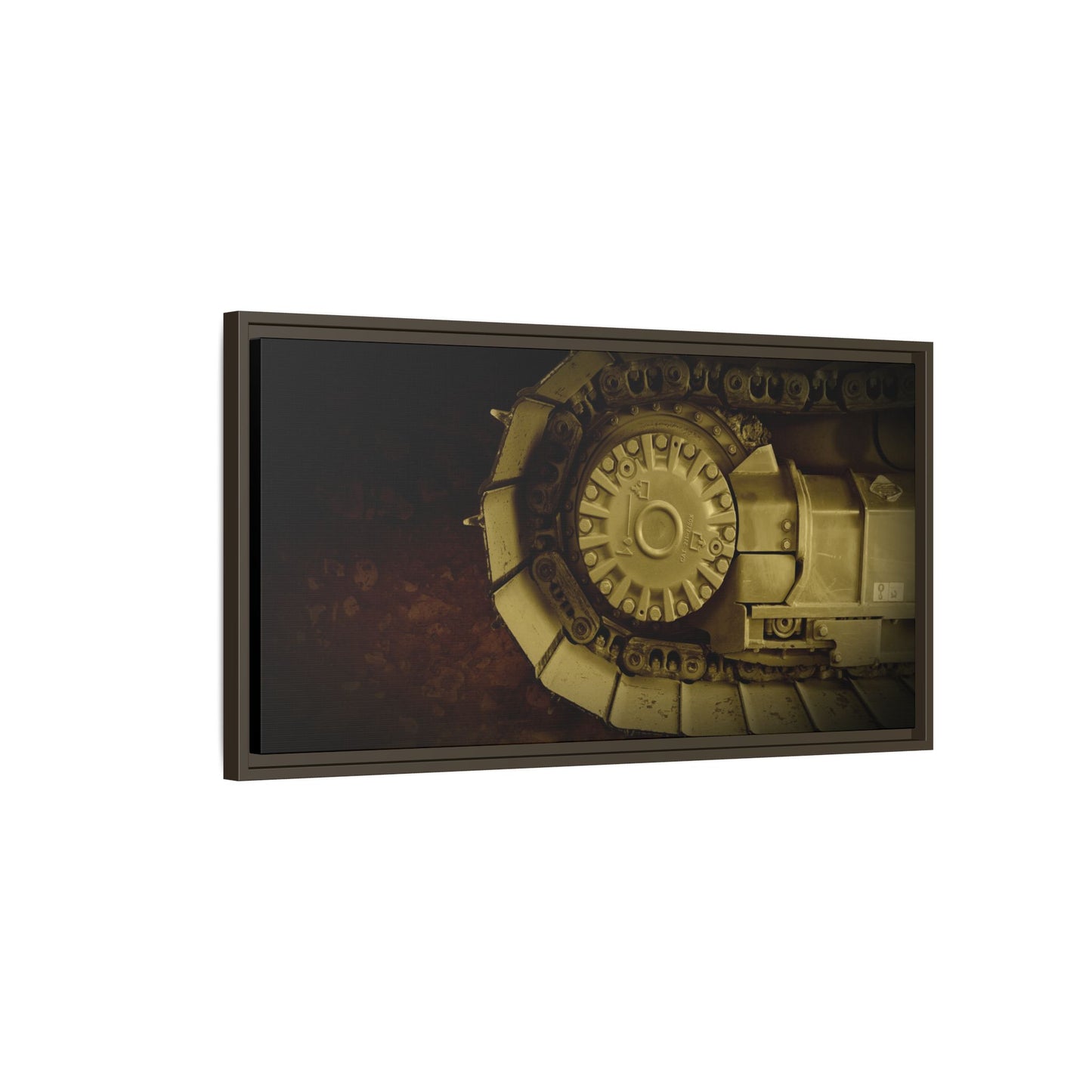Dramatic Dozer Tracks | Photo Wall Art on Canvas