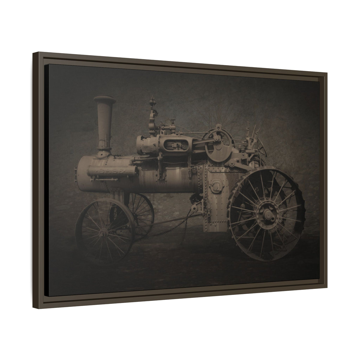 Vintage CASE 65 HP Tractor Photo Wall Art on Canvas