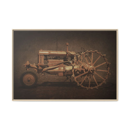 Vintage Ford Fordson Steel Wheel | Wall Art on Framed Canvas