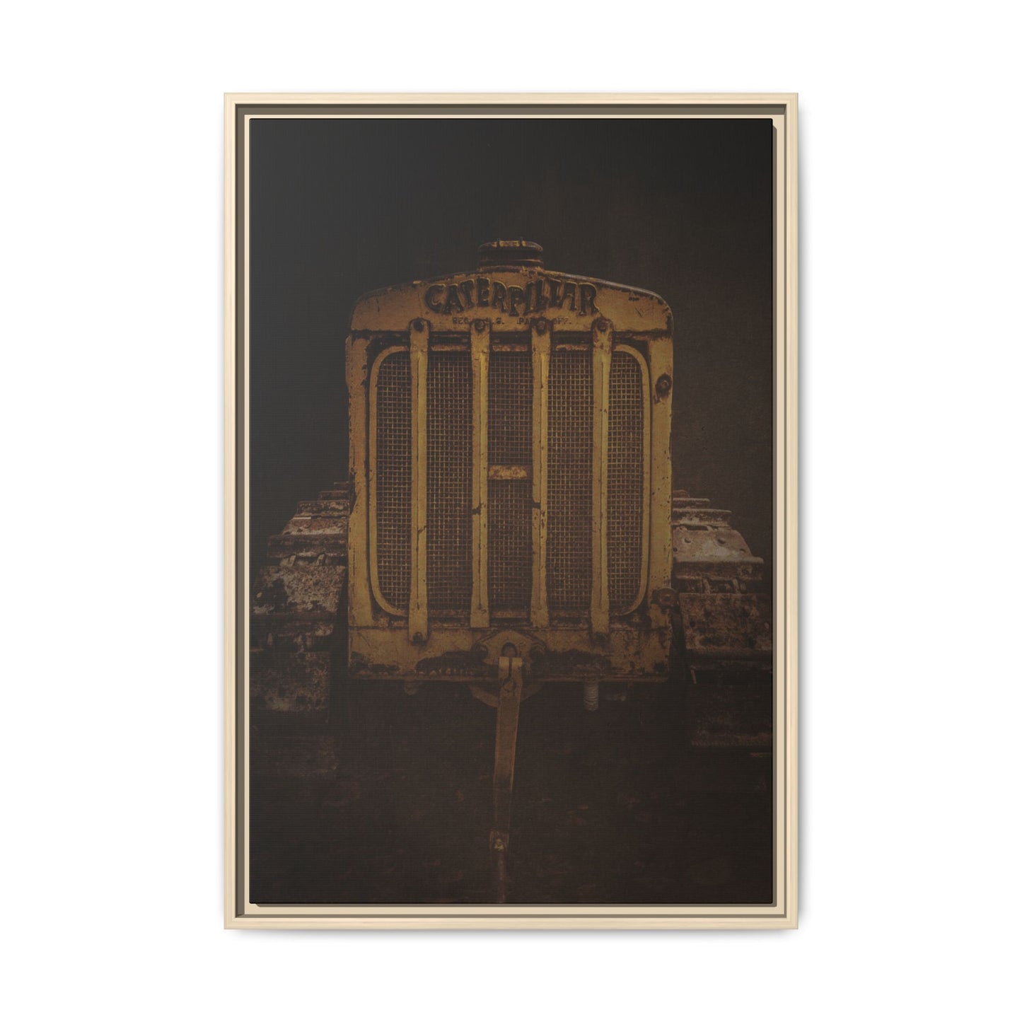 Classic Crawler Grill Comming At You | Framed Wall Art on Stretched Canvas