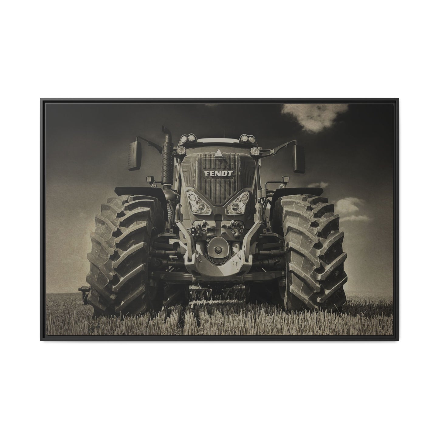 Fendt 800 Vario Coming At You | Framed Photo Wall Art on Canvas