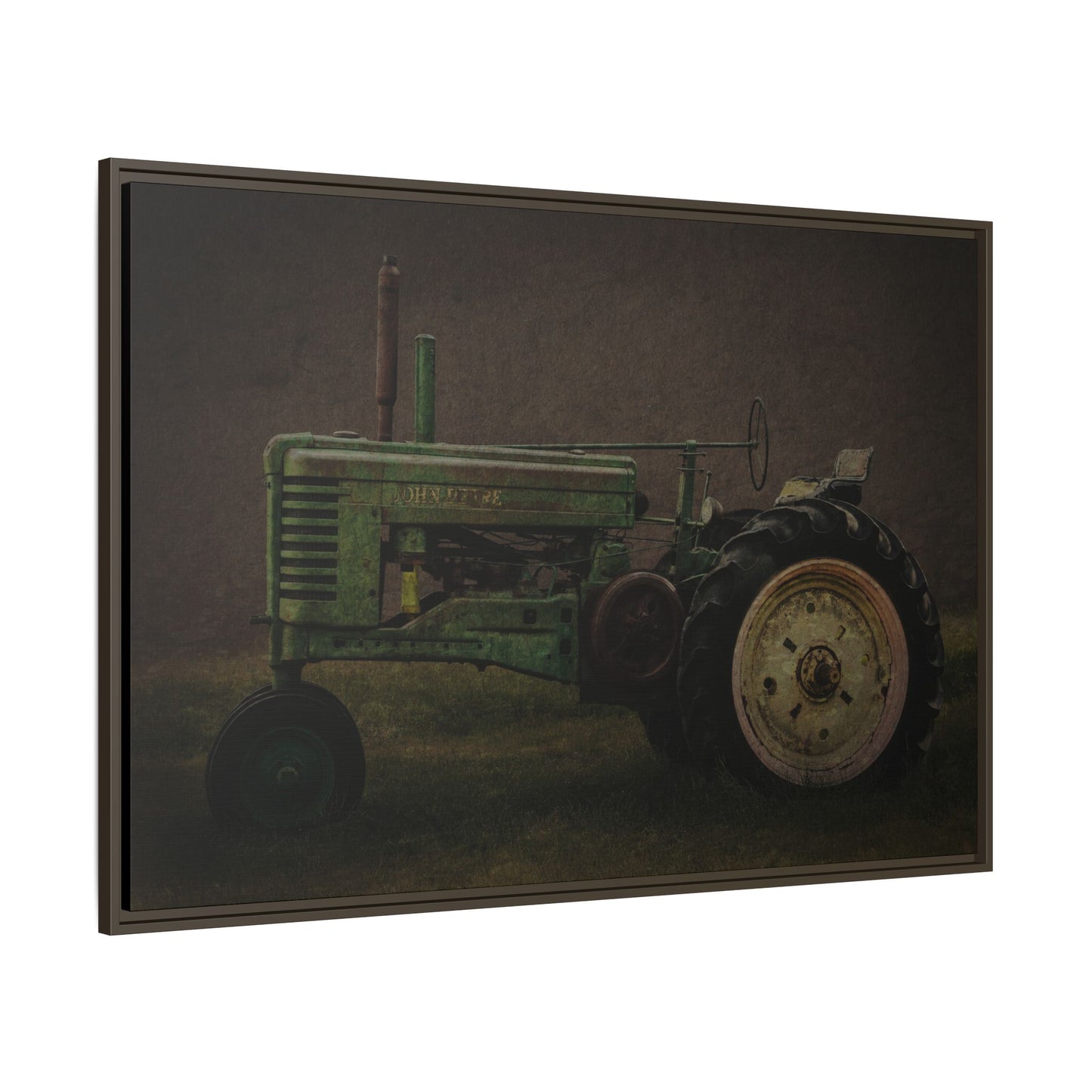 Vintage John Deere G | Framed Wall Art on Stretched Canvas