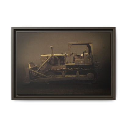 Classic D7 Dozer | Framed Wall Art on Stretched Canvas