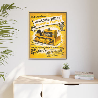 Junior Crawler Vintage Advertisement Art | Framed Wall Art on Canvas