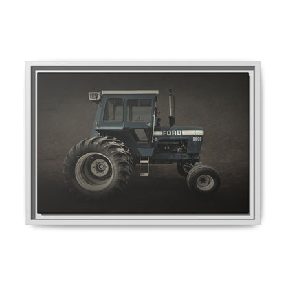 Vintage Ford 8600 Tractor Photo Wall Art on Canvas