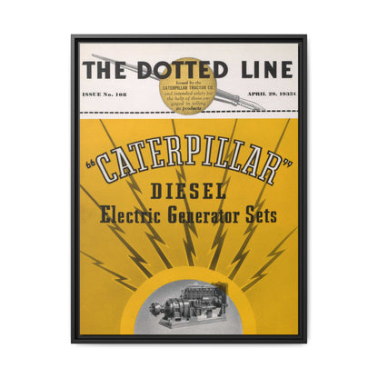 Electric Diesel Generator Sets | Matte Canvas Framed Wall Art