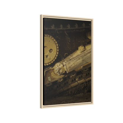 D6 Undercarriage Closeup Triptych| Framed | Right Panel