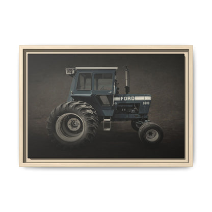 Vintage Ford 8600 Tractor Photo Wall Art on Canvas