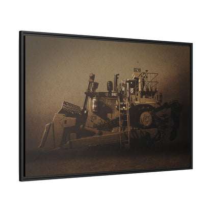Classic D10Z Dozer | Framed Wall Art on Stretched Canvas