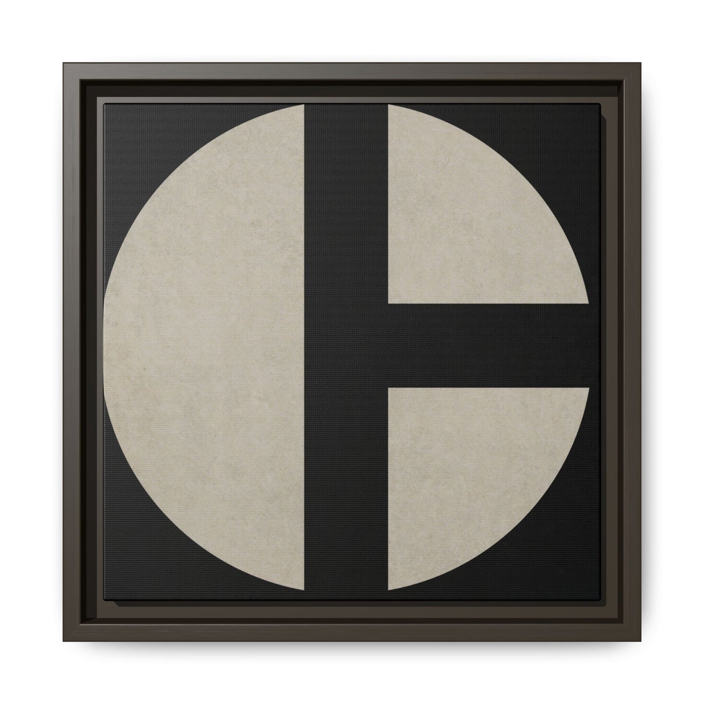 C Moon - CLEAN  | Framed Wall Art on Stretched Canvas