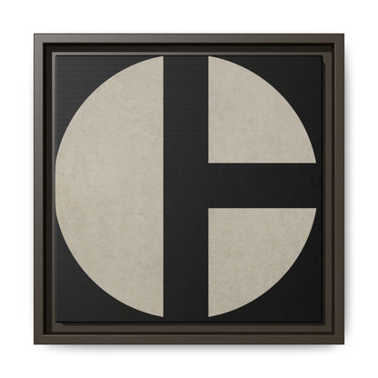 C Moon - CLEAN  | Framed Wall Art on Stretched Canvas