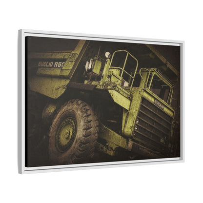 Classic Euclid Hauler Action | Framed Wall Art on Stretched Canvas