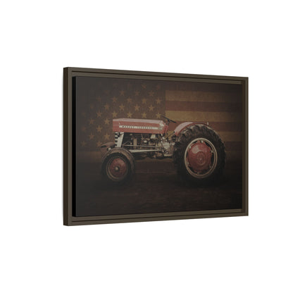 Patriotic Massey 135 | Framed Wall Art on Stretched Canvas