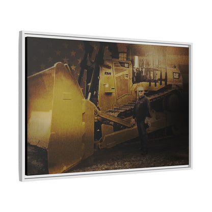 Personalized - Shane Todd - D9T Dozer | Photo Wall Art on Framed Canvas