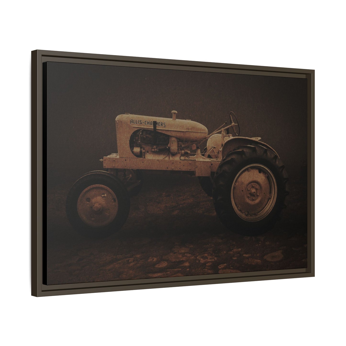 Vintage Allis Chalmers WC | Framed Wall Art on Stretched Canvas
