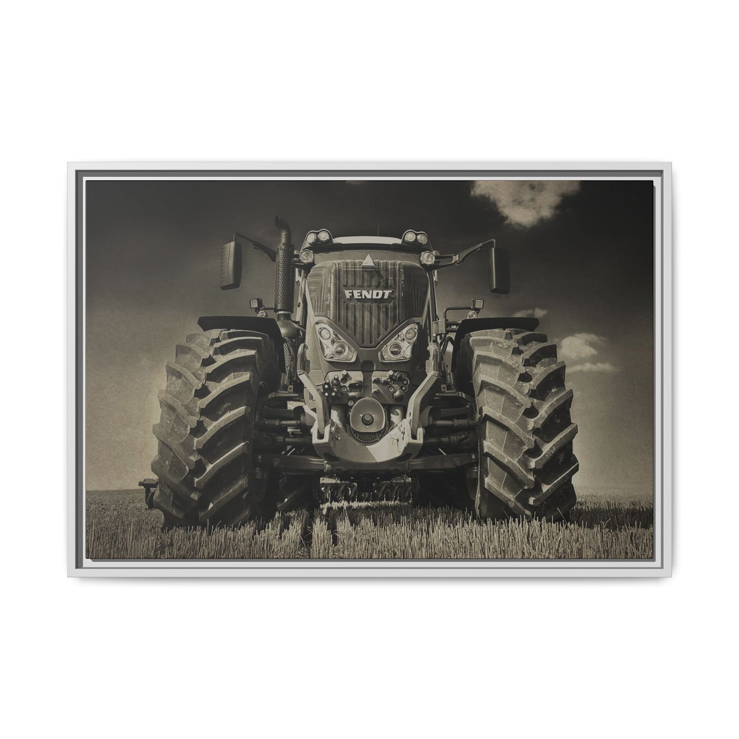 Fendt 800 Vario Coming At You | Framed Photo Wall Art on Canvas