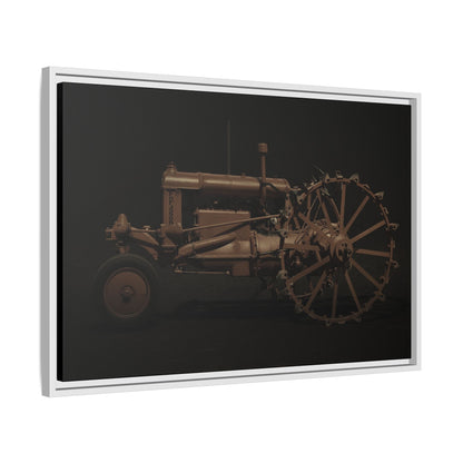 Vintage Ford Fordson Steel Wheel Photo Wall Art on Framed Canvas