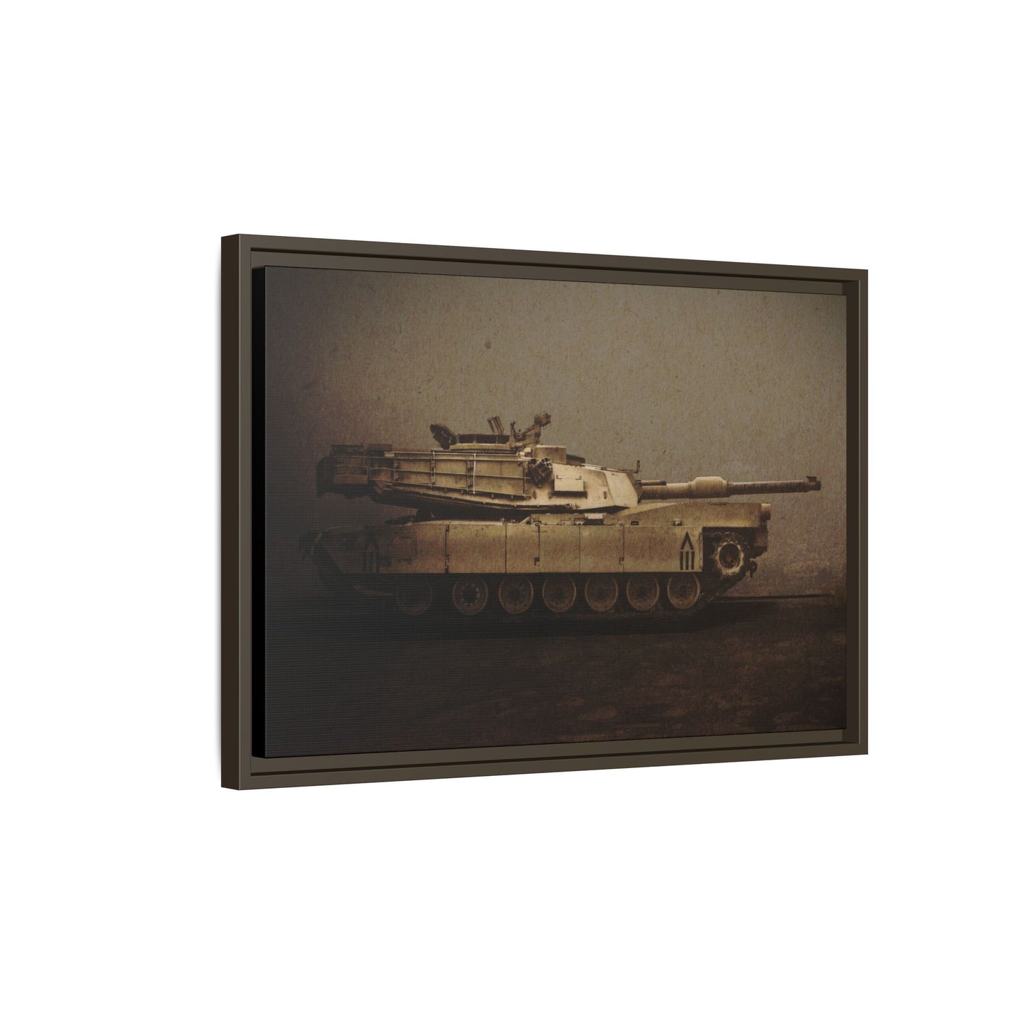 Abrams M1 Tank | Framed Wall Art on Stretched Canvas