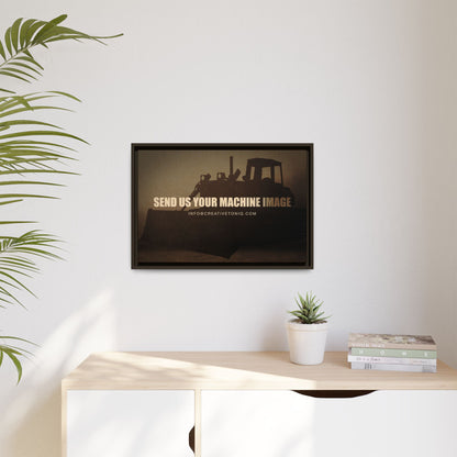 Personalized Machine Art | Framed Photo Wall Art on Canvas