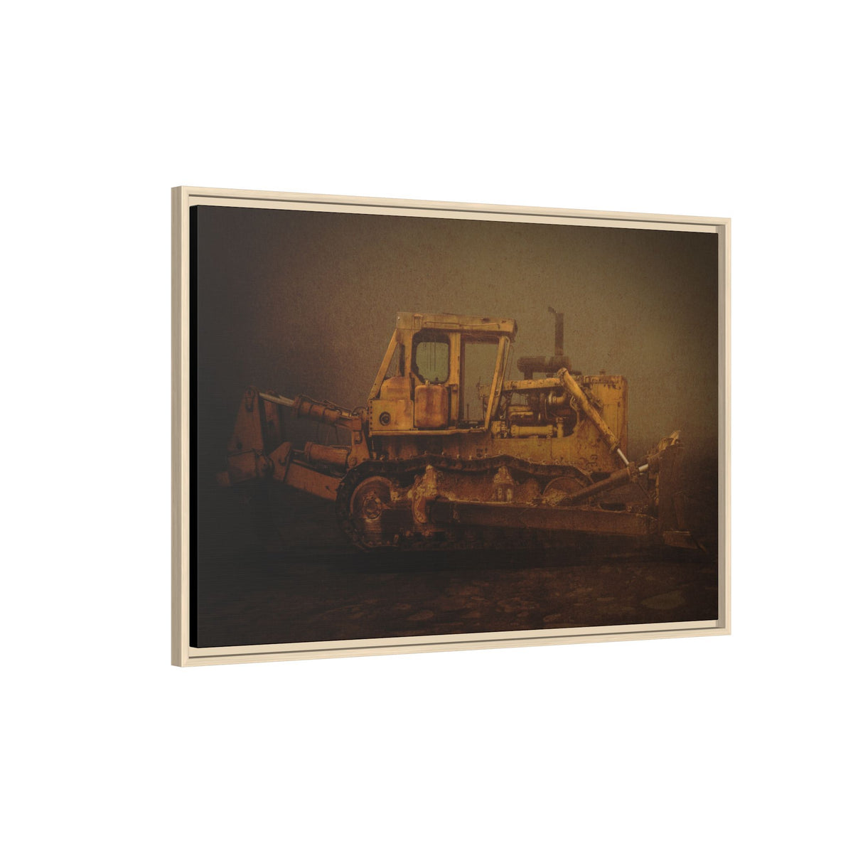 Classic D8 Dozer | Framed Wall Art on Stretched Canvas