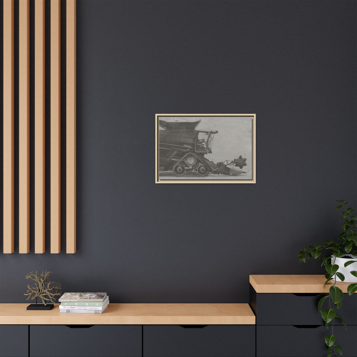 Fendt Ideal Side View | Framed Photo Wall Art on Canvas