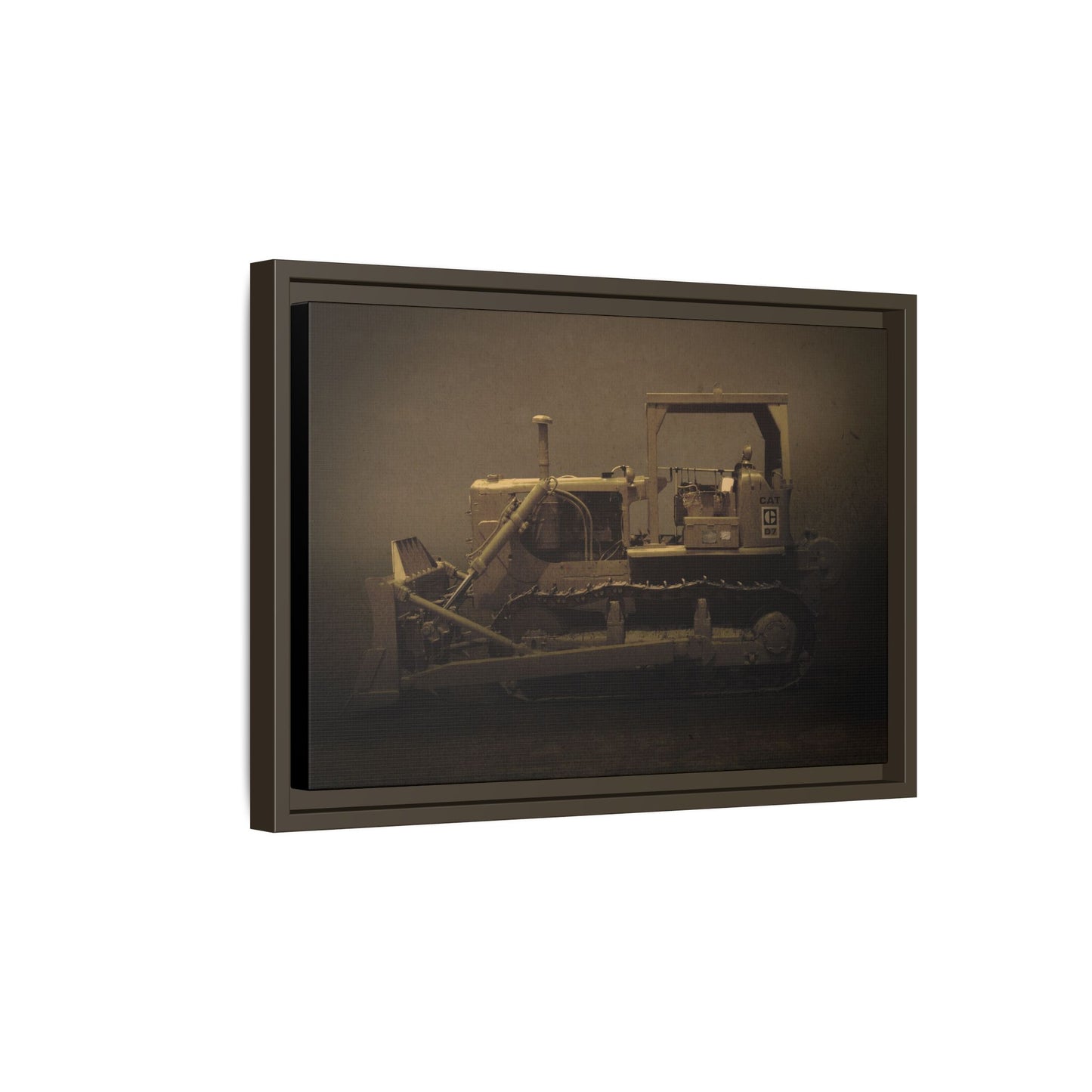 Classic D7 Dozer | Framed Wall Art on Stretched Canvas