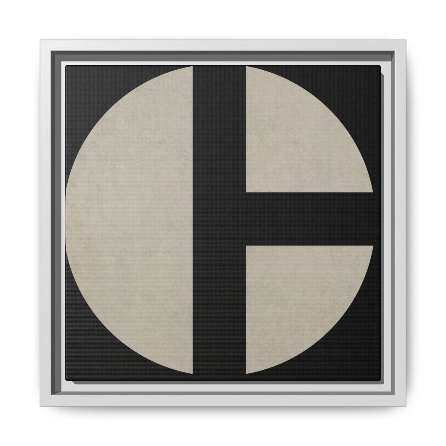 C Moon - CLEAN  | Framed Wall Art on Stretched Canvas