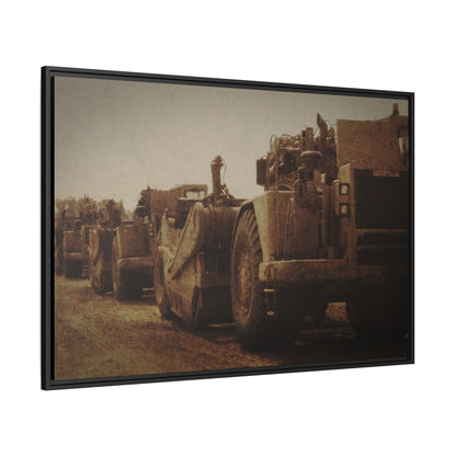 Classic Scraper Lineup | Framed Wall Art on Stretched Canvas