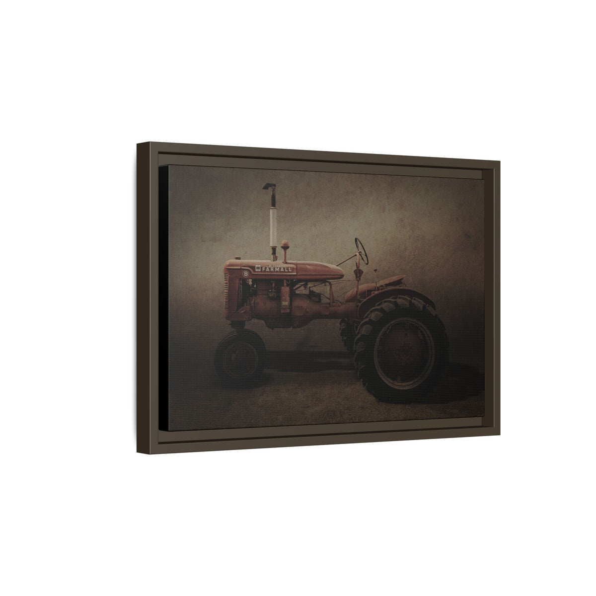 Vintage Farmall Model B Tractor | Framed Wall Art on Stretched Canvas
