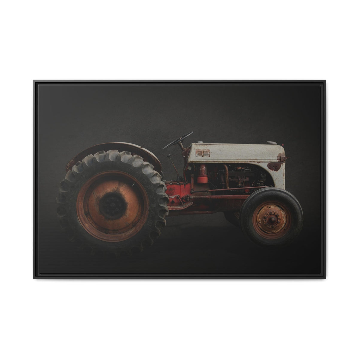 Vintage Ford 8N Tractor Photo Wall Art on Canvas