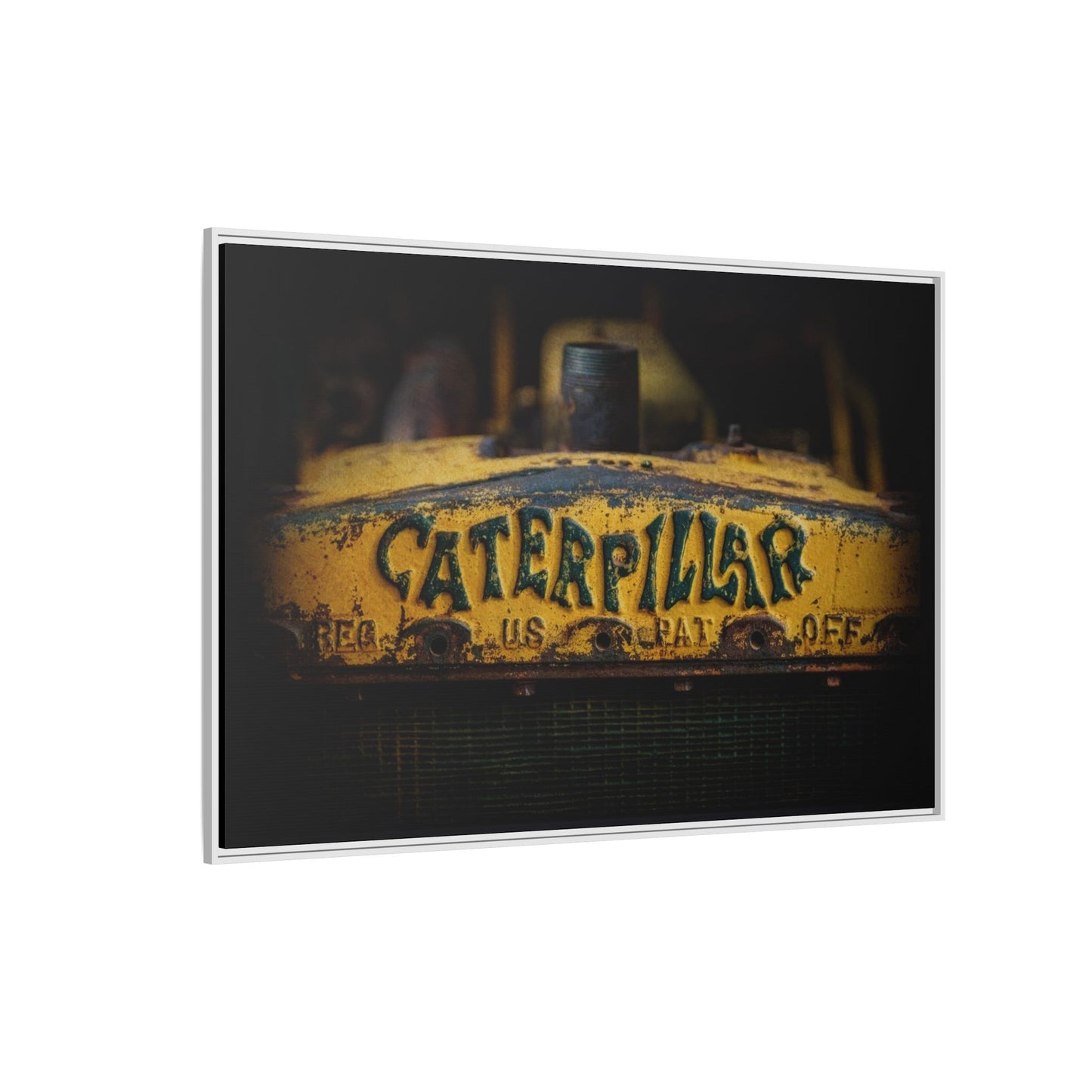 Vintage  Crawler Grill | Framed Wall Art on Stretched Canvas