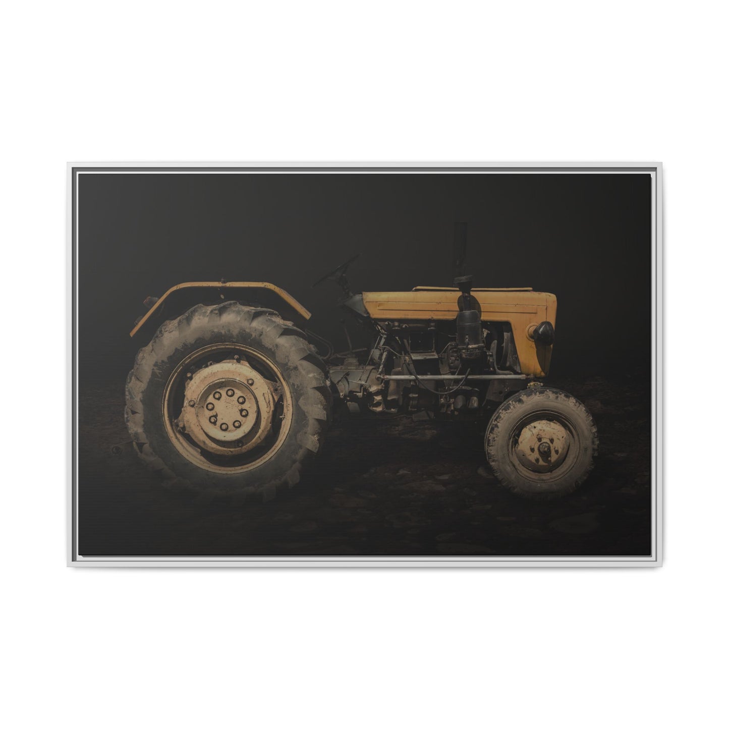 Vintage Usra Tractor Photo Wall Art on Canvas